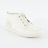 Mens Timberland NM Cup Chukka 6233A Off White Canvas Laced High Top Chukka Boots